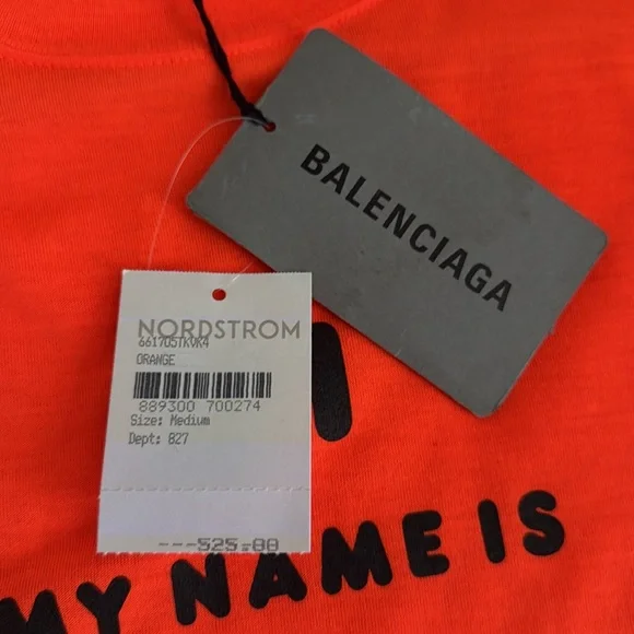 Balenciaga “Hi my name is” Tshirt - Picture 5 of 7